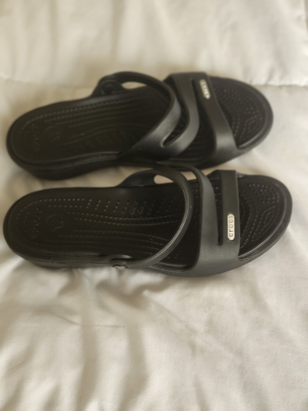 Crocs Black Classic Slide Sandals - Picture 2 of 8